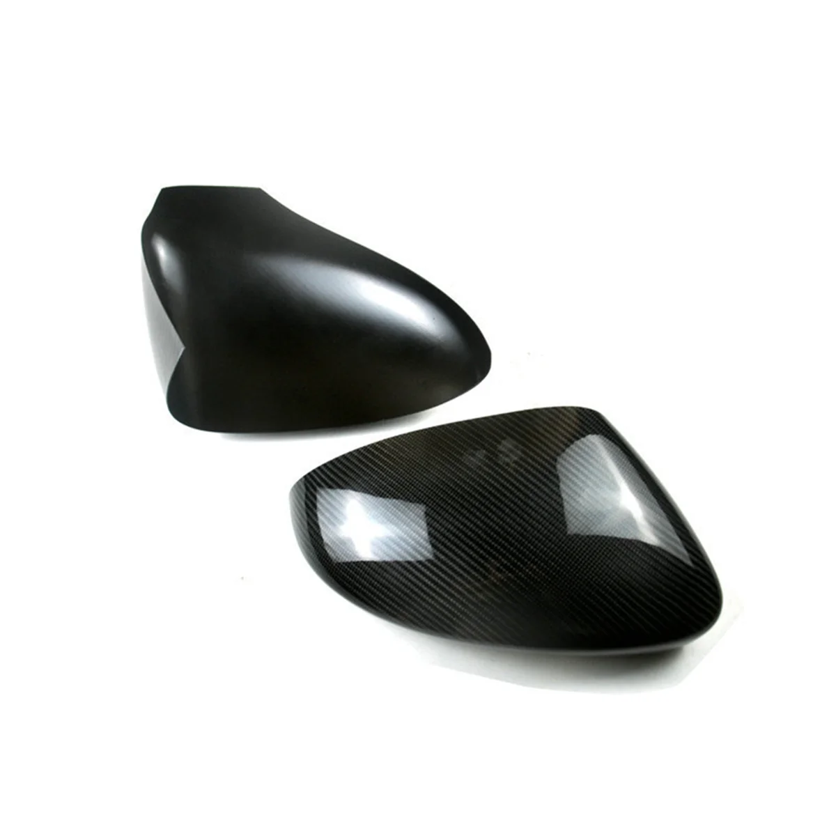 Cubiertas de espejo retrovisor de fibra de carbono Real para Porsche Macan 2014-2022 tapa de espejo lateral de puerta-L49A