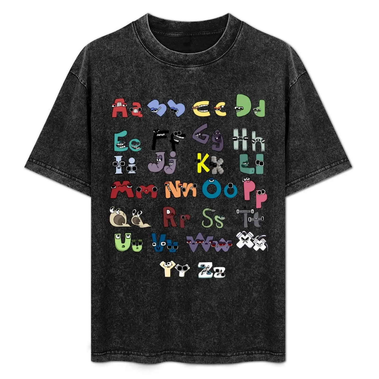 Alphabet Lore a to z T-Shirt Sweat Absorbing Sports Tee Shirt