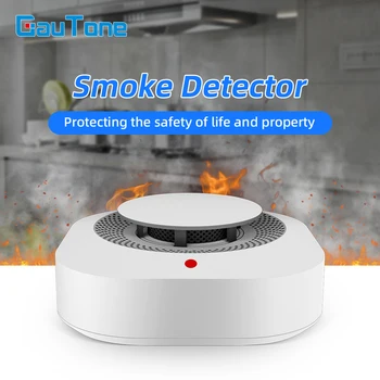 Alarme incendie à capteur de fumée avec bouton de test, sécurité incendie, maison, voyage, bureau, maison, chambre, salon, voiture