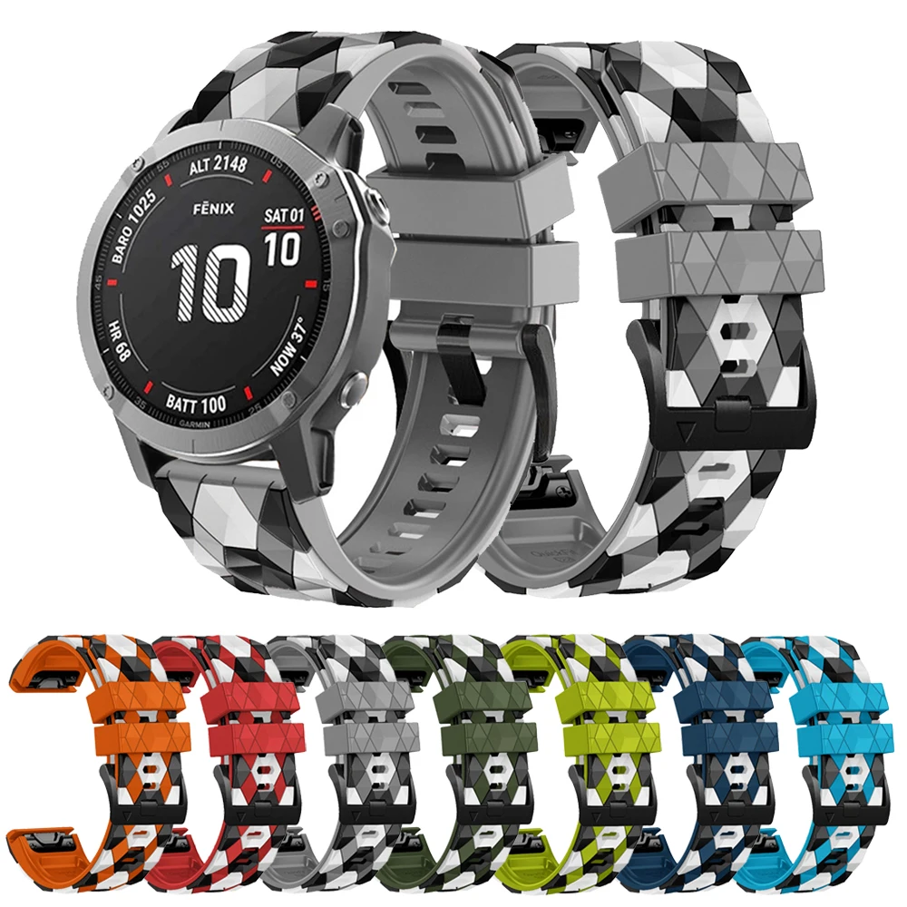 22mm Quickfit sports strap For Garmin Epix Gen 2/instinct/Fenix 5 plus/Forerunner 745/965 silicone bracelet replaceable band