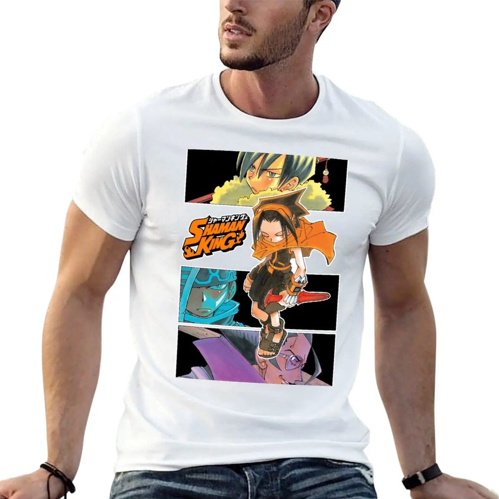 

Shaman King-シャーマンキング T-Shirt essential t shirt man tshirt funny t shirts man T-shirt