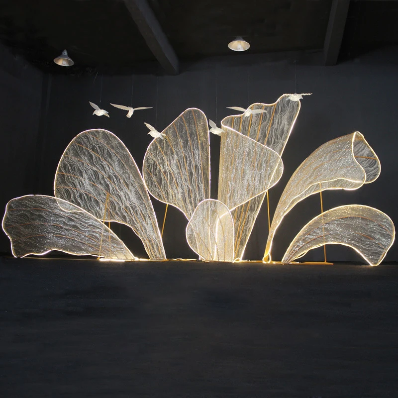 

Wedding Props Decal Gauze Iron Petals Event Banquet Wedding Background Bridal Wedding Decoration