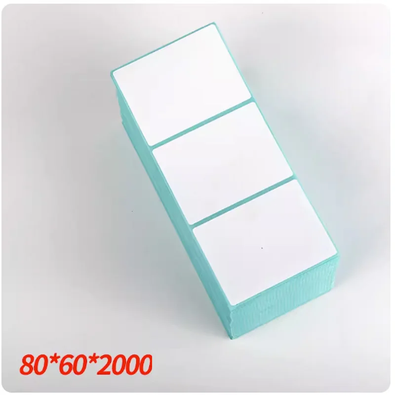 Fold Thermal Paper Folded Shipping Label Barcode Sticker for Express Waybill Labels
