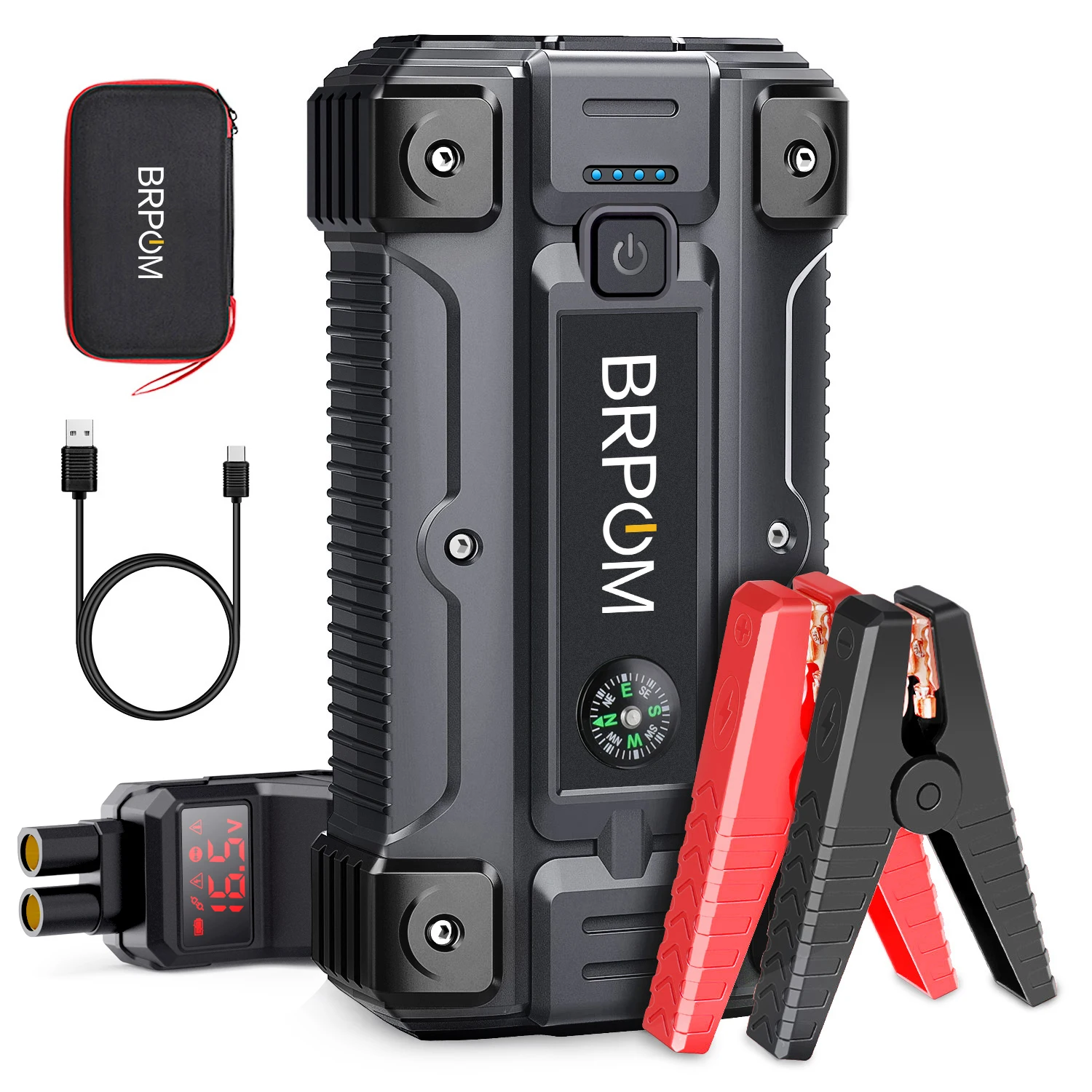 3000A Car Jump Starter Power Bank 23800mAh Car Starting Device with LED Fast Charging Car Battery Charger Booster