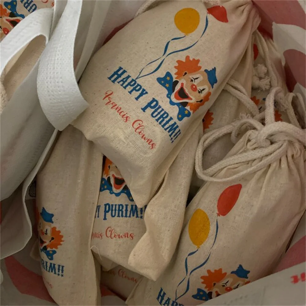 CIRCUS - Personalized Favor Bags - Set of 20 - Birthday - Baby Shower - Clown - Elephant - Strongman - Tent - party favor bags