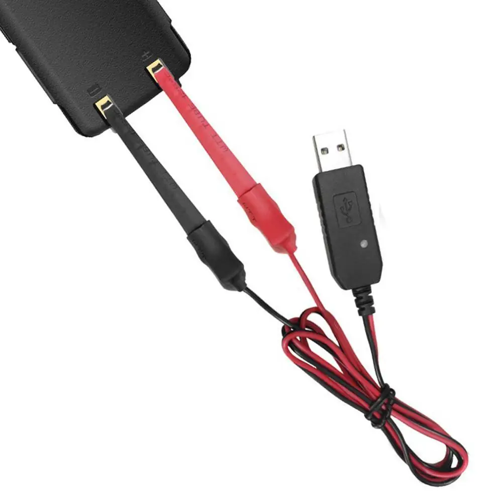Pour Baofeng Walperforated Talkie Universel USB Chargeur Câble Pour UV-5R UV-82 BF-888S TYT Retevis Radio Bidirectionnelle Avec Voyant