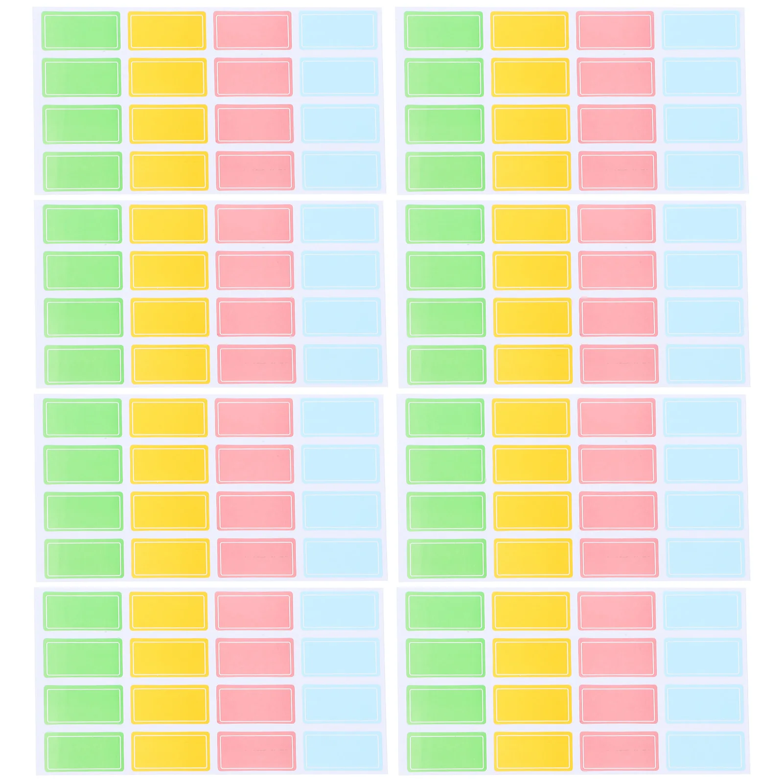 

70pcs Waterproof Self Adhesive Blank Labels For Office Home Kitchen Bathroom Number Price Stickers Multipurpose