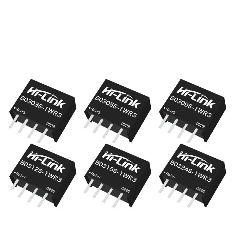 Free Shipping 5pcs Hi-Link Smart Home DCDC Supply Module B0303S-1WR3 B0305S-1WR3 B0309S-1WR3 B0312S-1WR3 B0315S-1WR3 B0324S-1WR3