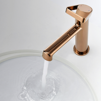 Basin Faucets New Triangle handle Design Black/White/Gold Taps Hot & Cold Mixer Copper Washbasin Sink Bathroom Accessories