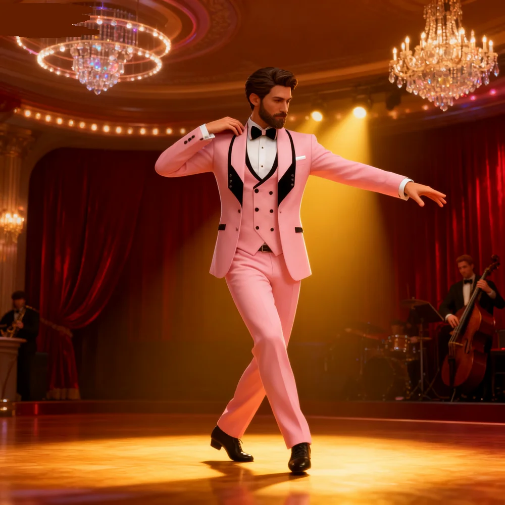 

Royal Blue Men's Wedding Suit Shawl Lapel Formal Tuxedo Coat Vest Pant Set for Groom Prom Party Dress