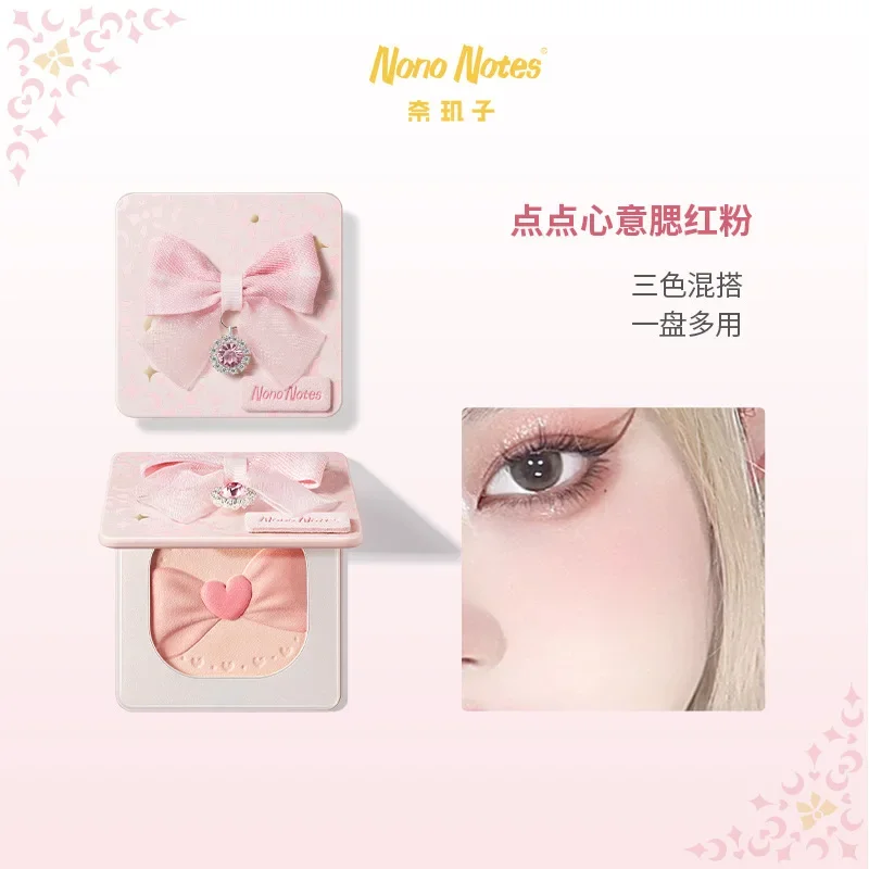 Maquillaje Koreano Blush Make Up Blusher Highlight Eyeshadow Palette 4 Colour Makeup Face Powder