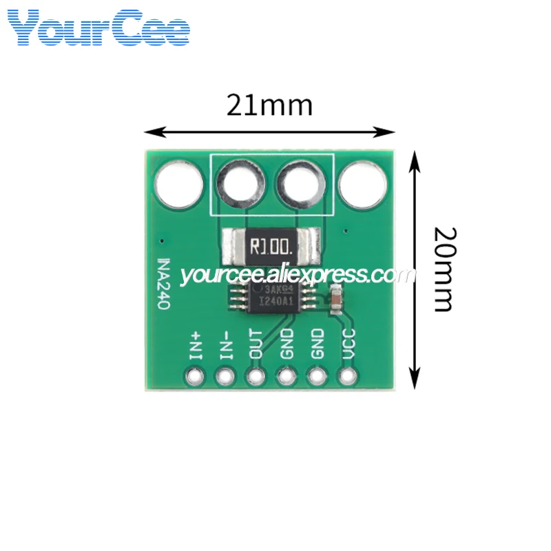 5 pcs/1 pc Current Detection เครื่องขยายเสียงโมดูล INA240A1 INA240A2 INA240A3 INA240A2 แบบสองทิศทาง current Acquisition Monitor MAX4080