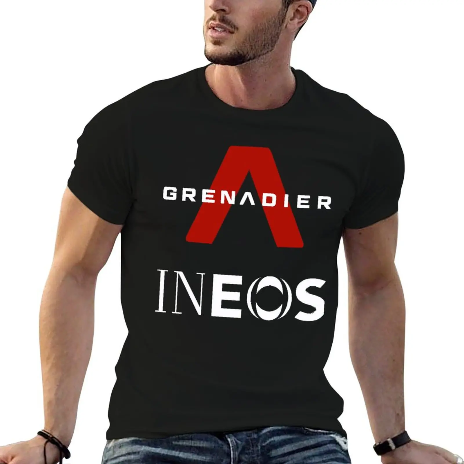 

white INEOS GRENADIERS T-Shirt t shirt man designer man t shirt cotton high quality T-Shirt