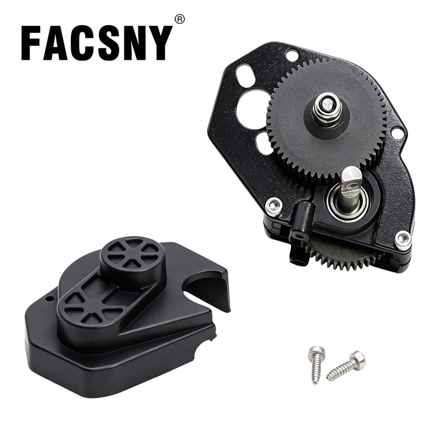 Plastic Complete Transmission Gearbox With Steel Gears For 1/24 RC Crawler Axial SCX24 Deadbolt C10 JLU Gladiator Bronco Upgrade