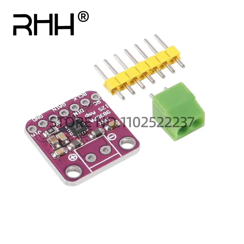 Max98357 I2S 3W Class D Amplifier Breakout Interface Dac Decoder Module Filterless Audio Board For for Raspberry Pi Esp32