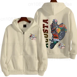 Pedro Acosta 31 Driver Logo Racing Motorcycle Team Men Zip Up Hoodie Spring Autumn Male Sweatshirt New Sport Women Jacket Coats