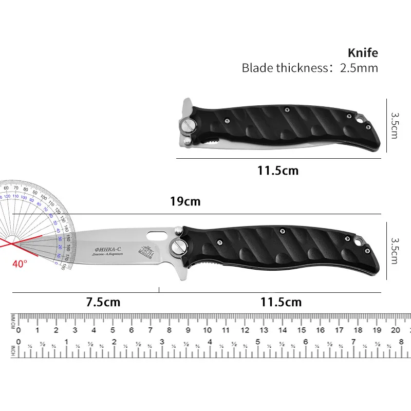 Outdoor Folding Knife Multifunctional High Hardness Outdoor Knife Camping Portable