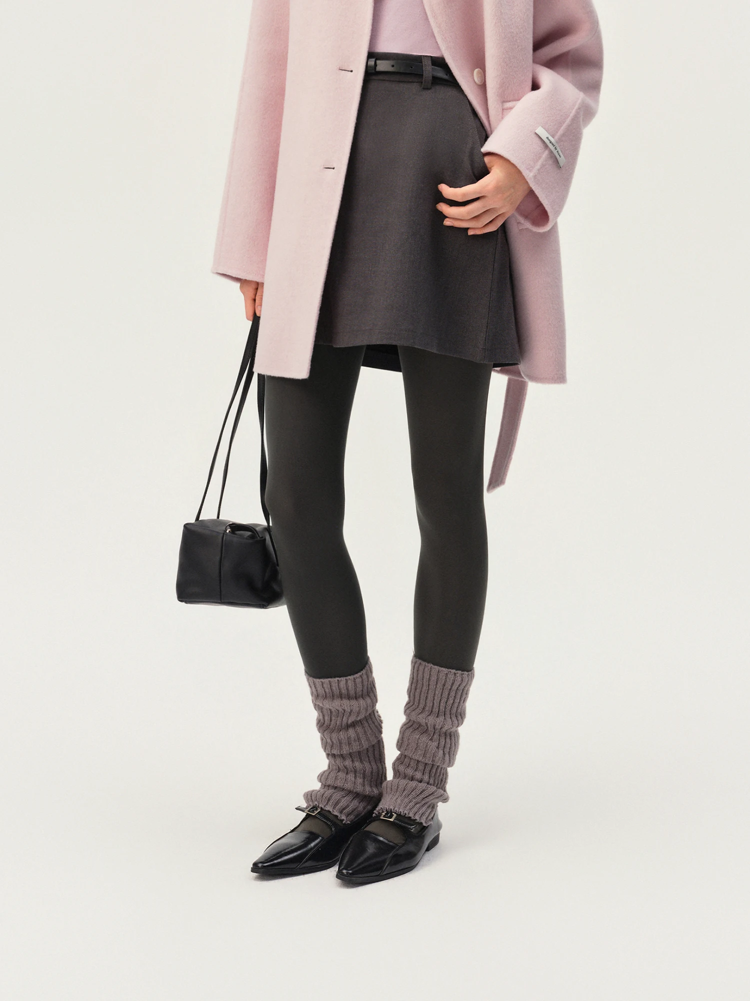 ZIQIAO Nahtlose 300g Damen-Strumpfhose mit hoher Taille, dicke, einfarbige, dehnbare Leggings, warme, blickdichte Strumpfhose für den Winter, ideal für den täglichen Gebrauch. – Detail 5