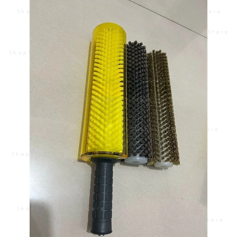 Apply To Snowboard Electric Waxing Roller Polishing Nylon Horse Hair Copper Wire Brush 300mm