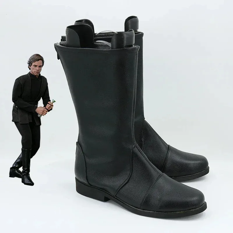 

Wiwiwi 123RealCos Люк Хэллоуин Карнавальные ботинки Скайуокер Косплей Опора Обувь из искусственной кожи на заказ