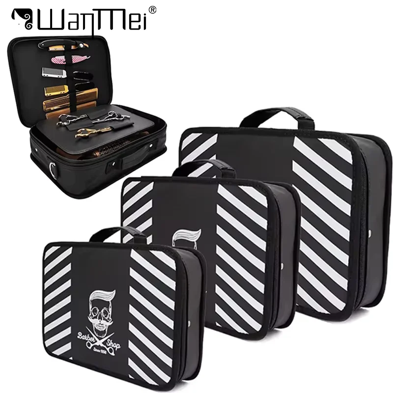 

S/M/L Size Hairdresser Storage Bag Salon Barber Scissors Bag Large Capacity Storage Box Portable Salon Supplies Organizer Bag