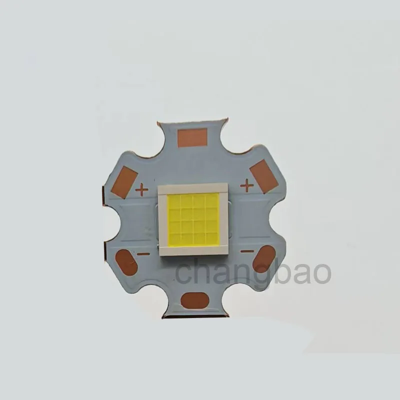 12V/24V 7070 45W Cool White 7000K High Power COB Led Chips DIY flashlight bulb, constant current LED component.