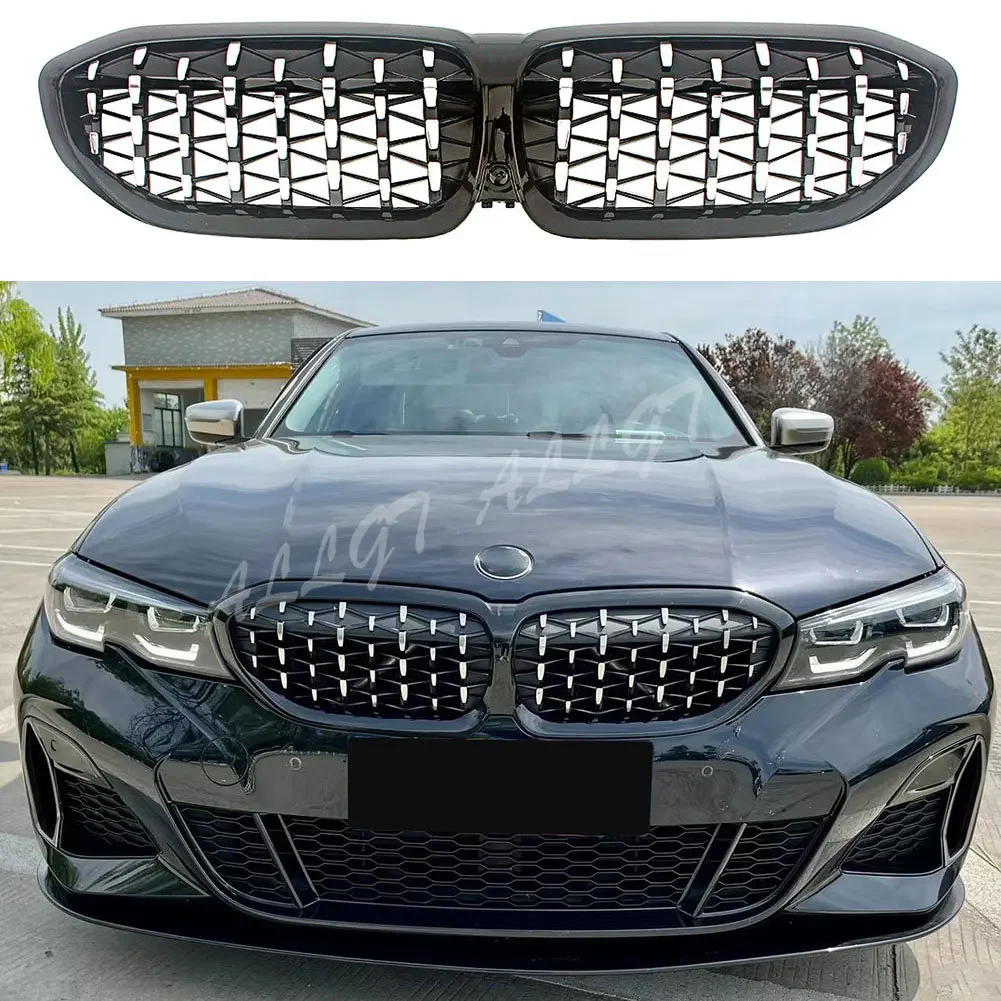 

Спортивная решетка радиатора для BMW 3 серии 320i 325i 330i M340i G20 G21 G28 2019-2022, замена, ABS-пластик