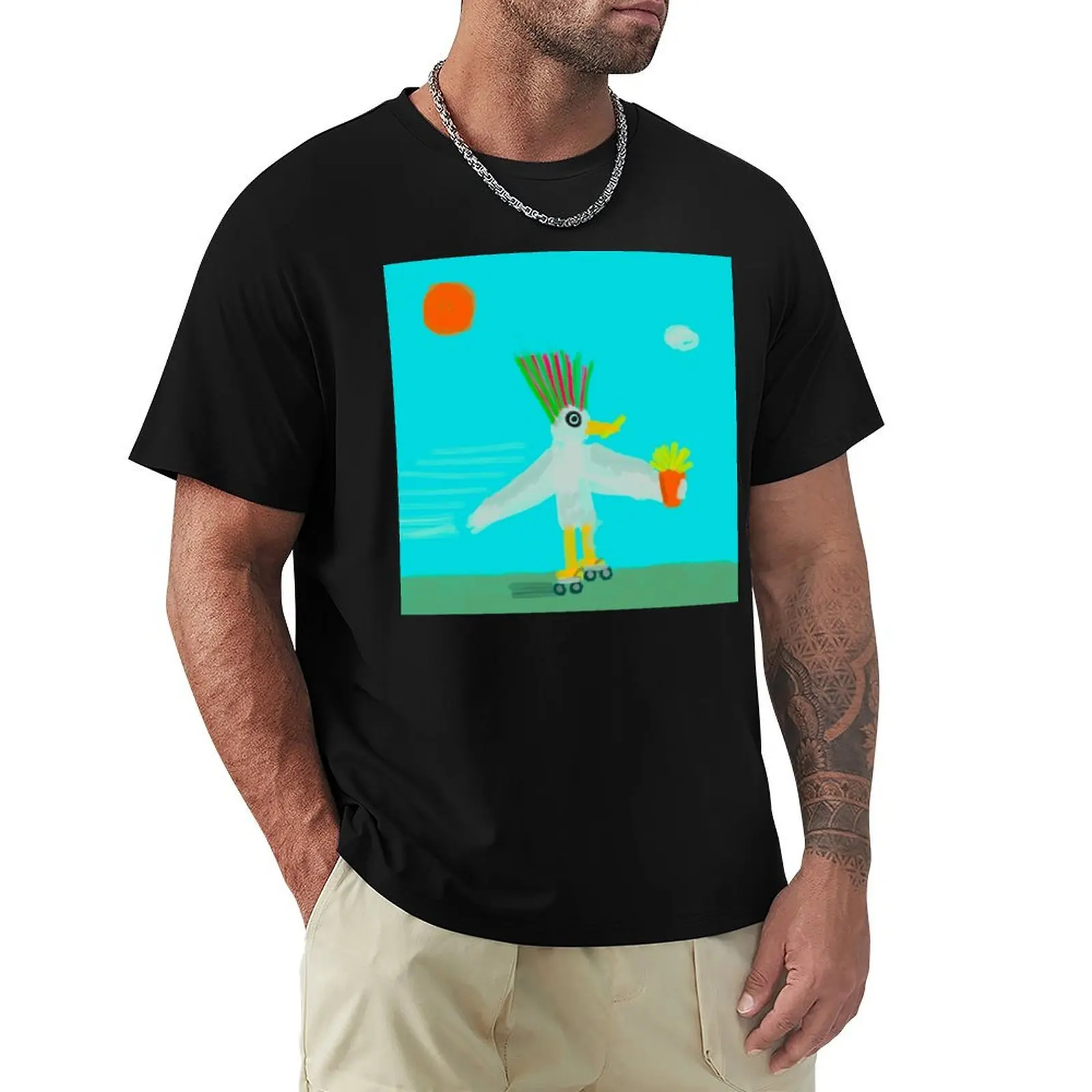

Chip Thief T-Shirt affliction shirts rapper graphic tees custom t shirt Men's cotton t-shirt