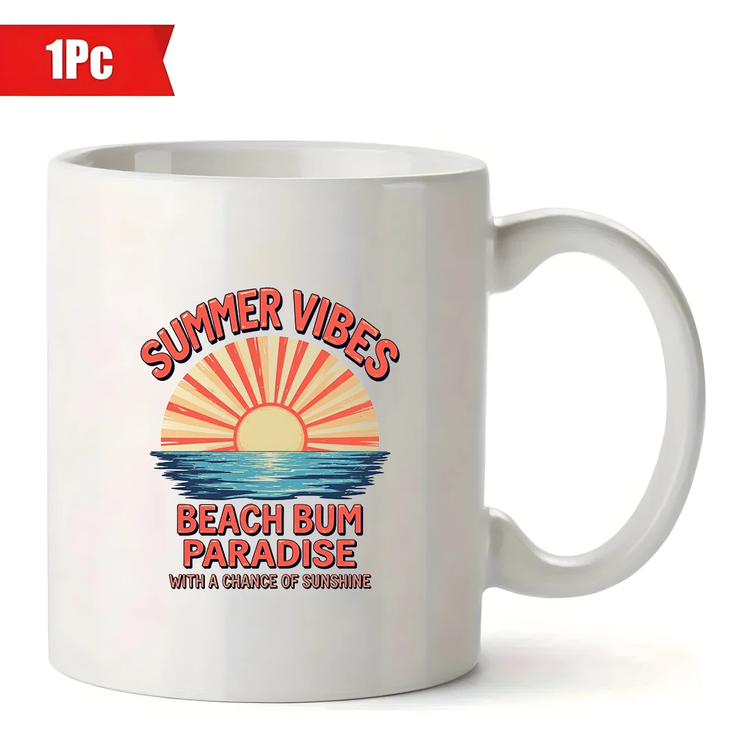 Tazza da 11 once + Tazza Summer Sun Ripple + Tazza da ufficio per famiglie per bambini + Selezione regalo di Natale