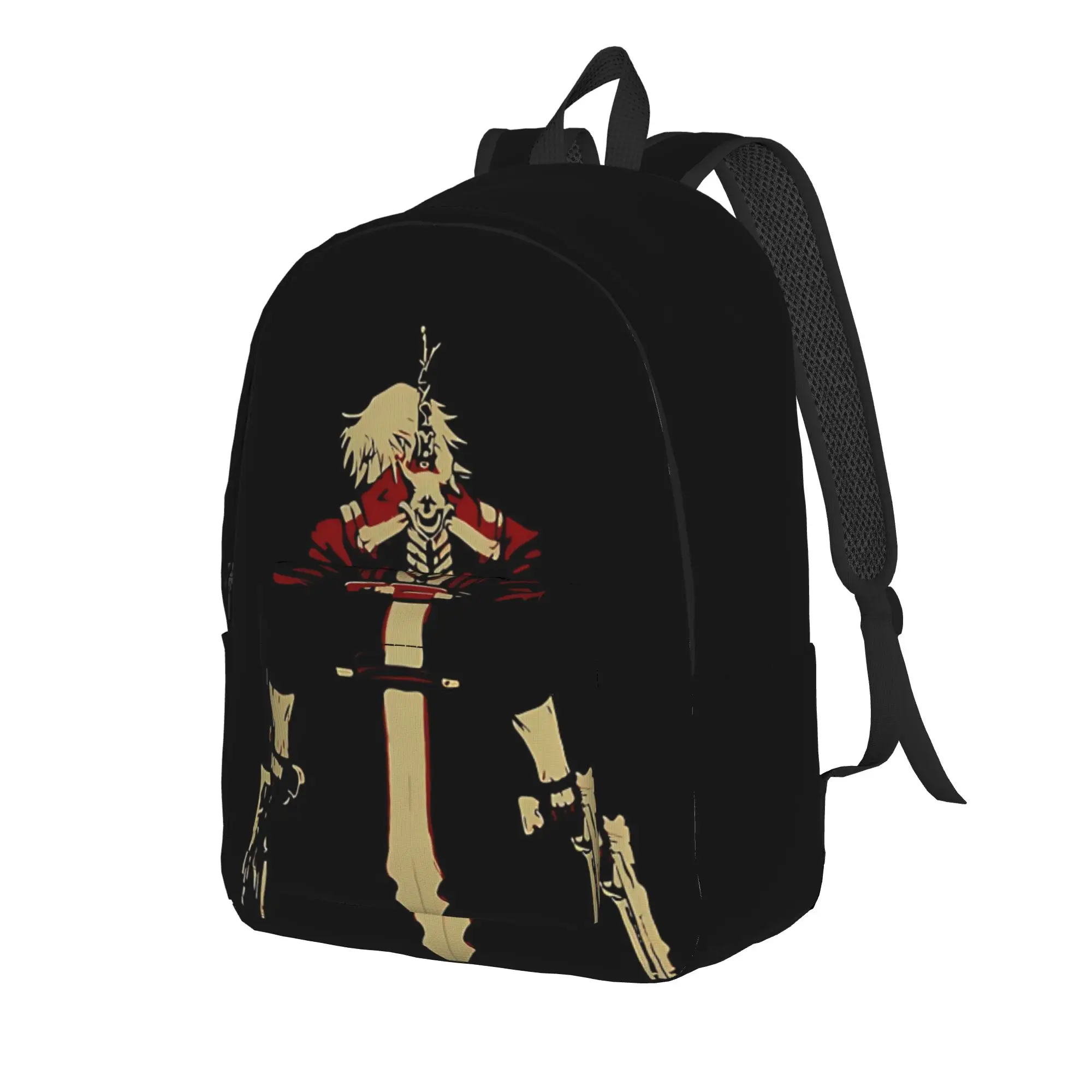 D-Devil May Cry College Bag Back to school season swordsman  Versatile Backpack