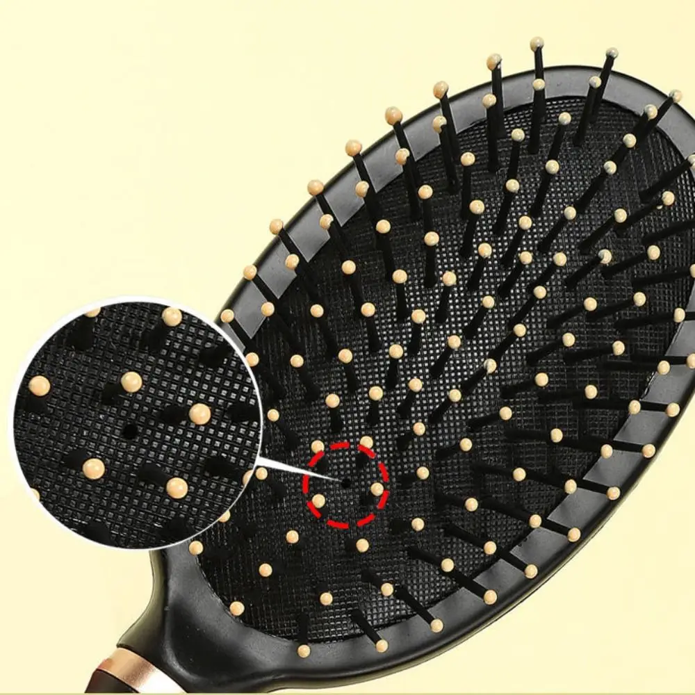 

Plastic Wide Teeth Hair Comb Curly Hair Brush Air Cushion Combs Hair Styling Tool Roll Hairbrush Scalp Massage Comb Unisex