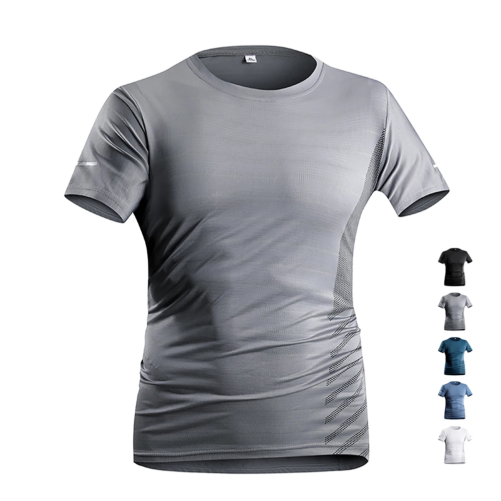 

Men‘s Crew Neck T Shirt Short Sleeve Casual Summer Basic Tee Muscle Slim Fit Workout T-Shirt Running Athletic Performance Shirts