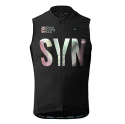 Unisex SYN Black Men's cycling Vest breathable Windproof Cycling Gilet MTB Road Bike Gilet de vélo