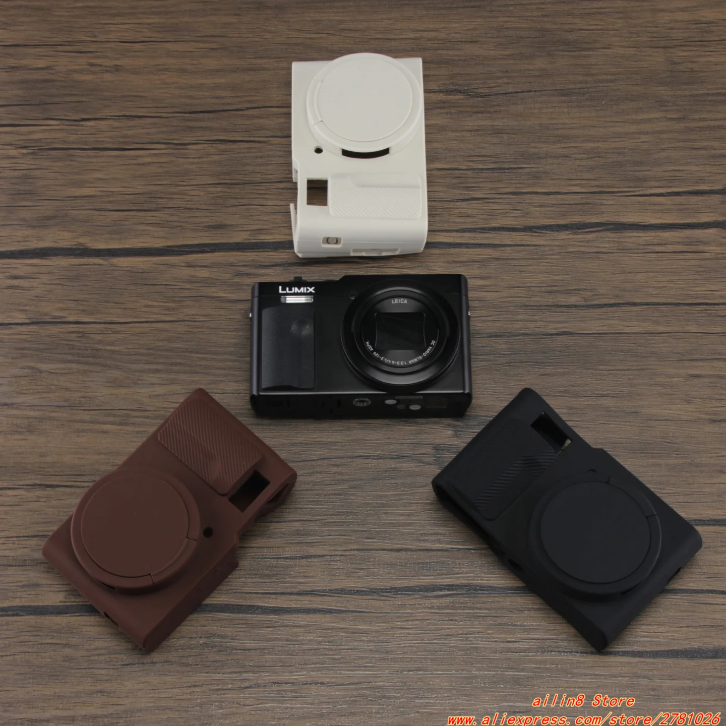 لباناسونيك لوميكس TZ99D غلاف الكاميرا ZS99 سترة سيليكون ناعمة حقيبة ساعي الرقبة معلقة المحمولة لطيف TZ99 مخصصة