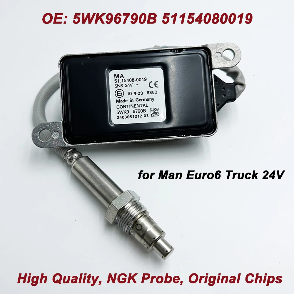 High Quality Chips 5WK96790B 51154080019 5WK9 6790B 51.15408-0019 for NGK Probe NOX Nitrogen Oxygen Sensor For MAN Truck