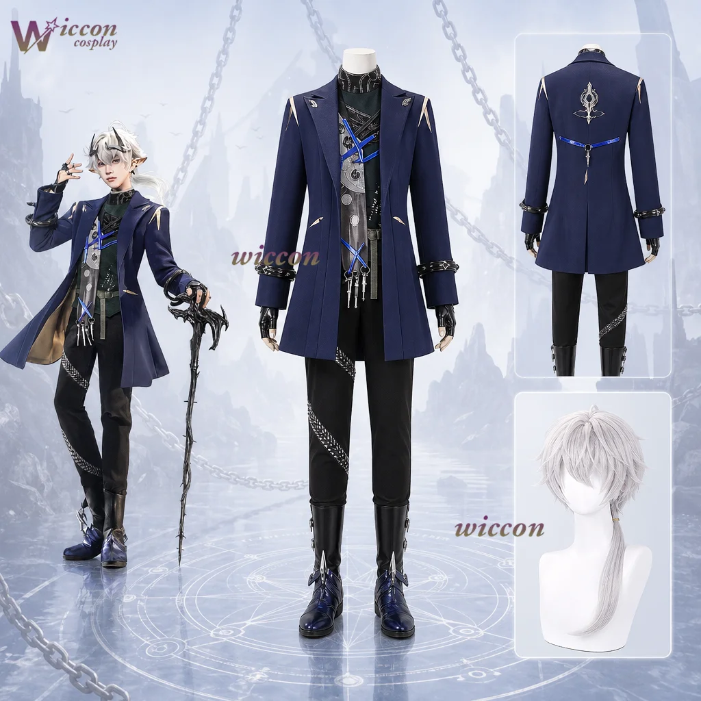 Arknights Endfield Ardashir Cosplay Costume Two Dimensional Anime Game Character Stage Performance Outfit Unisex Halloween
