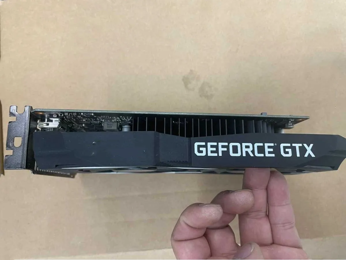 Usado nvidia geforce gtx1650 4gb gddr5 pci-placa de vídeo expressa dp dvi hdmi