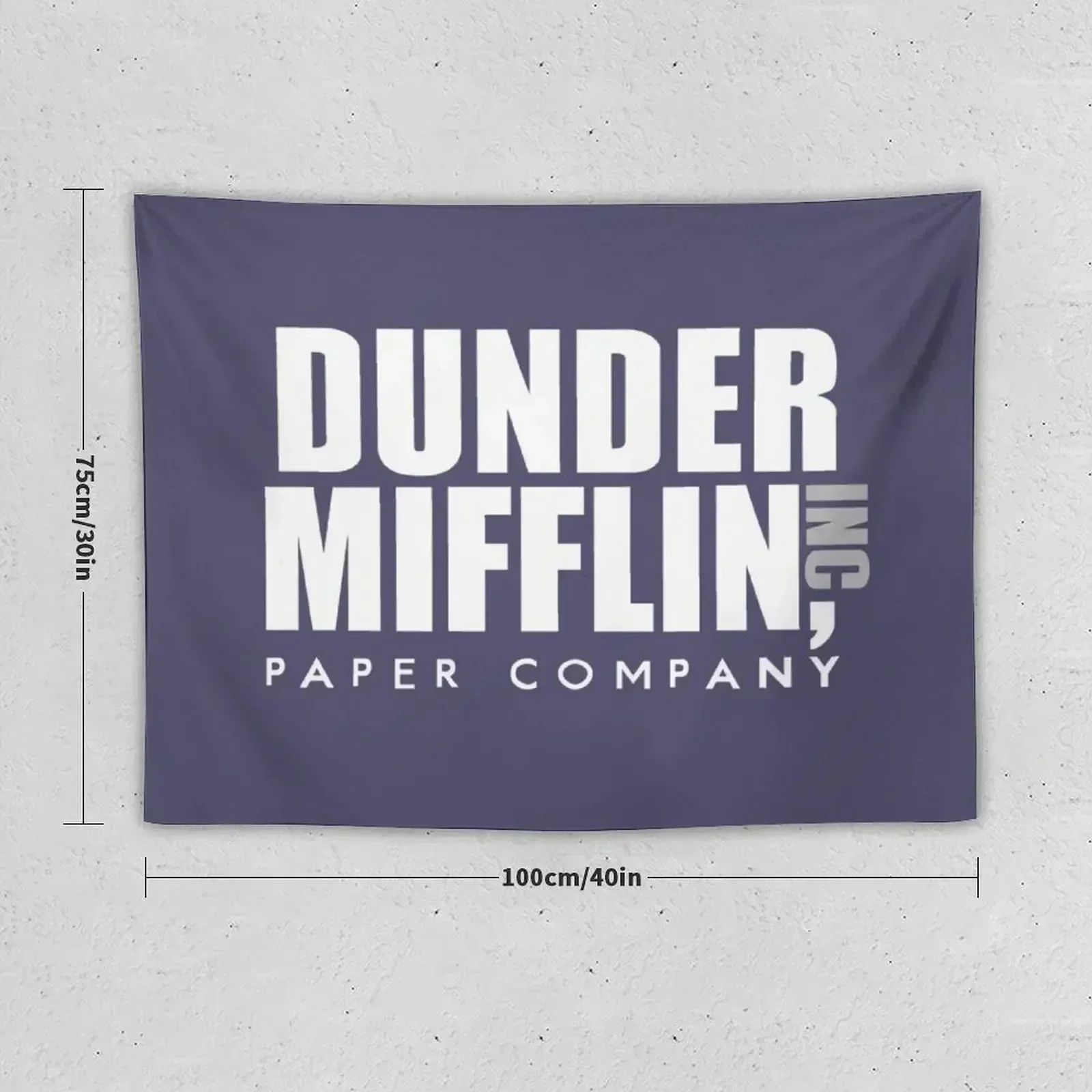 Dunder Mifflin Inc. Tapestry Living Room Decoration Wall Tapestries Wallpapers Home Decor Room Decor For Girls Tapestry