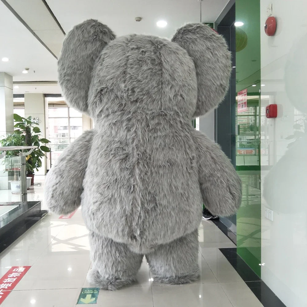 Koala Opblaasbare Kostuum Mascotte Halloween Voor Cosplay Feest Mooie Fancy Dress Pluche Koala Aanpassen Voor Volwassen Harige Pak