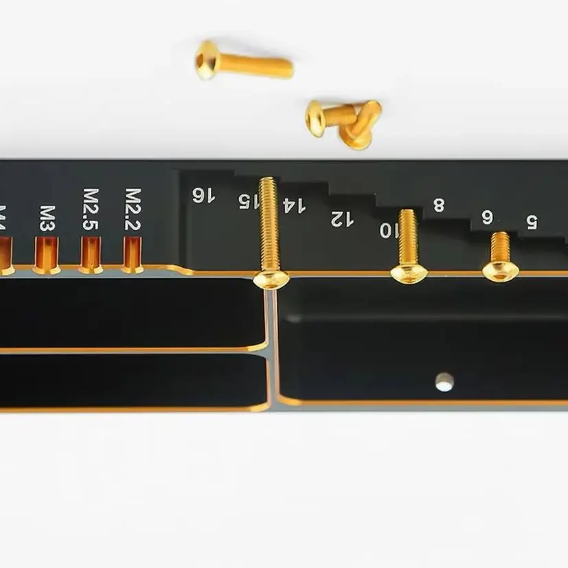 Storage Measuring Tool Construction Tray Mini Storage Box Mobile Repair Box Screw Mat Screw Tray Wrenches Bolts Nuts Tray