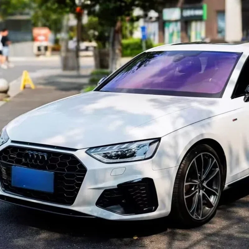 قسط LLumar نافذة ملونة تينت فيلم الحرباء الملكي الأرجواني 60% VLT 99% UV IRR PET نانو السيراميك رفض الحرارة العالية لا تتلاشى