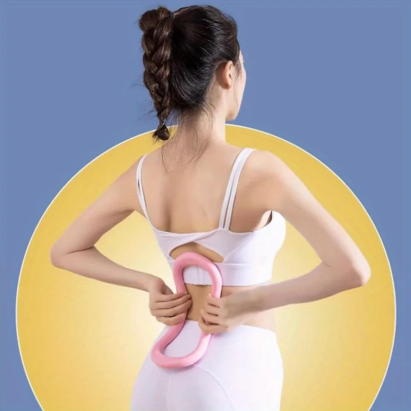 Yoga Pilates Ring After Massage Calf Elastic Neck Yoga Ring Suitable For All Ages TPE Material Ergonomic Design