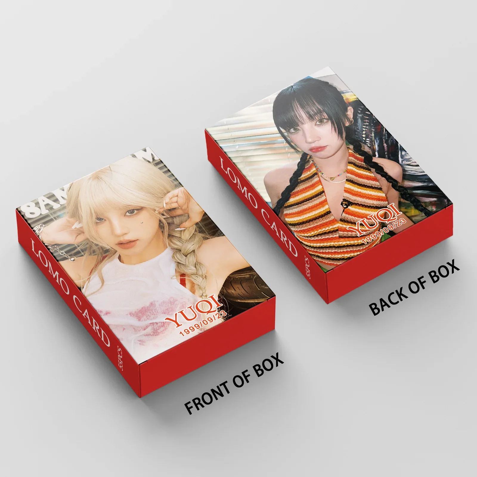 Imagem -05 - Impresso Cartão Pessoal Lomo para Osálbum Idol Girl Yuqi eu Sway Photocards Miyeon Soyeon Shuhua Idol Gift Novo 55 Pcs g Fãs hd