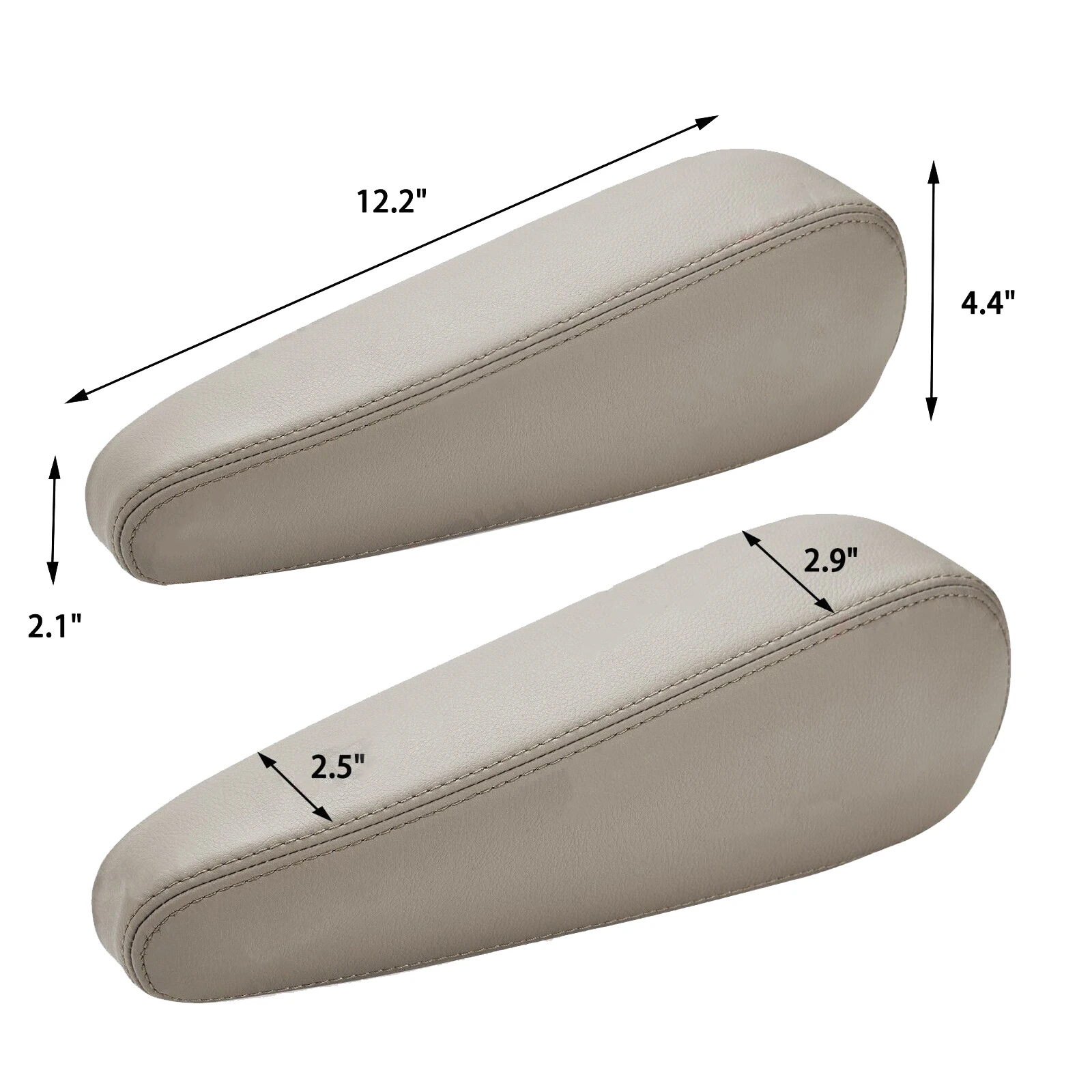 Imagem -02 - Assento de Carro Microfibra Couro Capa Pele Braço para Lexus Gx470 20032009 Auto Acessórios de Substituição Novo Pcs por Conjunto