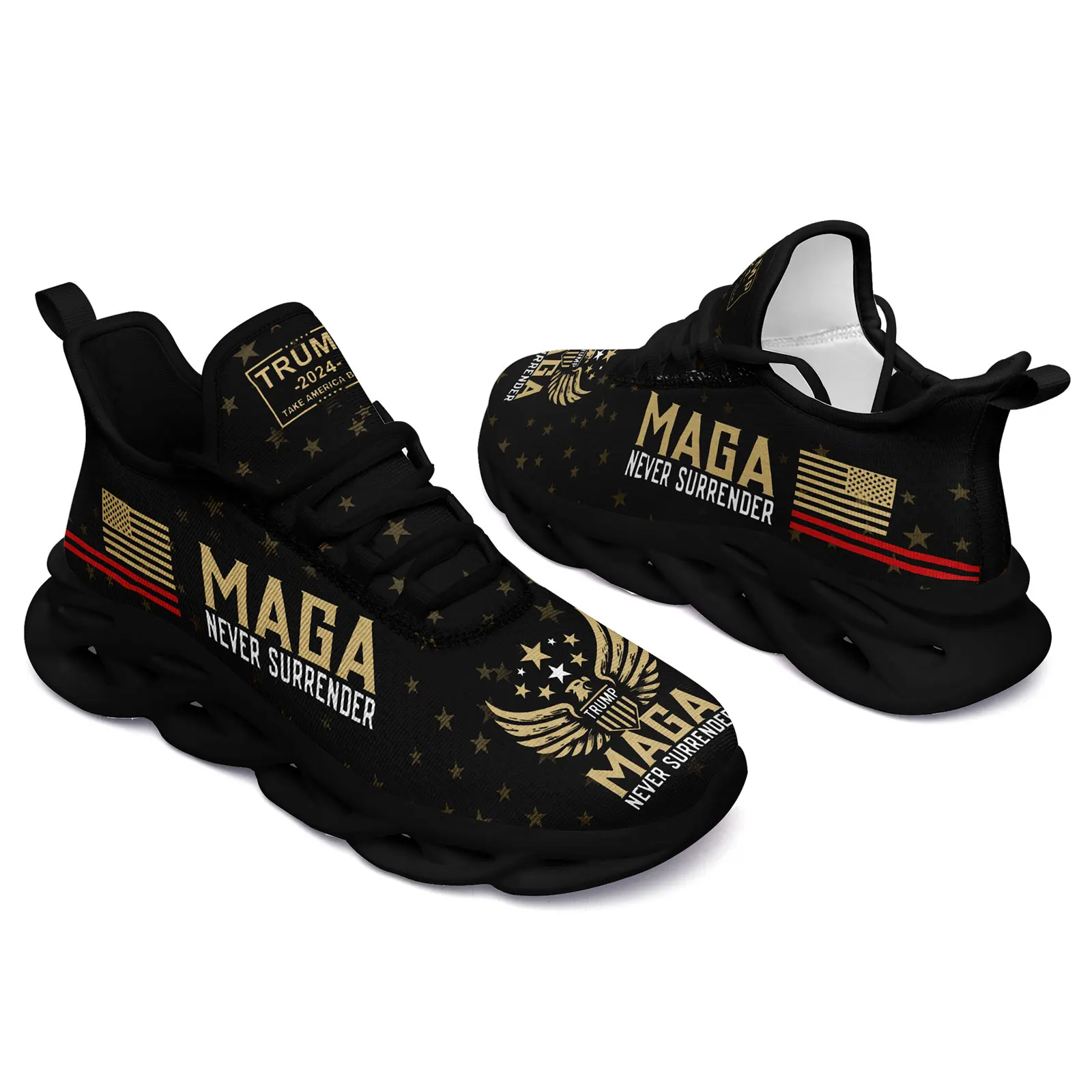 

Dropshipping Print On Demand Custom Casual Shoes Sneaker Trump Maga 2024 Election Take America Back Design Free Shipping