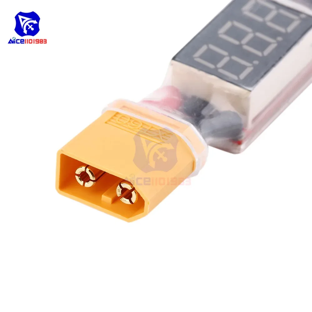 2S-6S DC 6 -26V to 5V Step Down Buck Module Lithium Ion Battery XT60 Plugged to USB 5V Charger Converter Adapter Module with LED