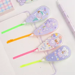 Highlighter Correction Tape Cute Multi Functional Labeling Masking Tape Erasable Marker Silky Correction Tape for School Office