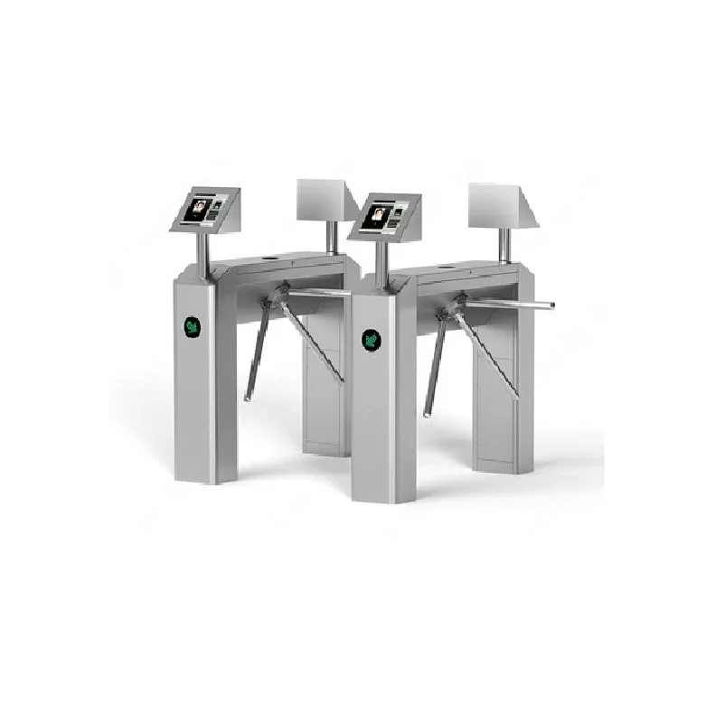 High Quality Turnstile Manufacturer Automatic Security Gate with Thermal Face Recognition Terminal Tripod Turnstile