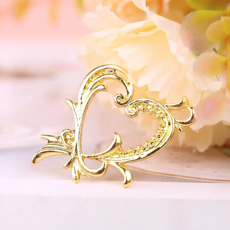 4Pcs Lace Butterfly Bezel Hollow Gold Color Pendant UV Resin Crafts Blank Frame For DIY Necklace Jewelry Making