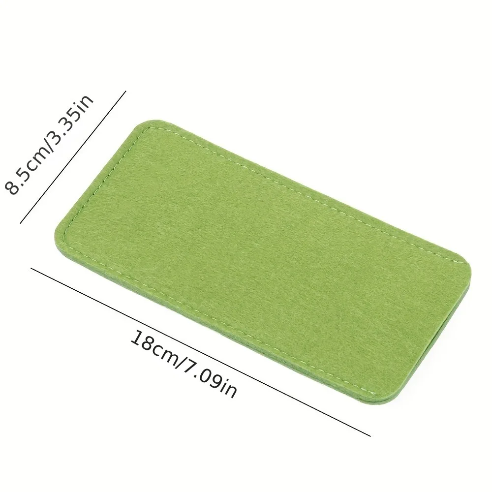 1 piece of soft felt cloth glasses bag, portable sunglasses presbyopia glasses bag, glasses protection glasses jewelry bag image 6
